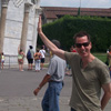 A highly original piccie of Ian holding up the leaning tower of Pisa!!!!! :O>